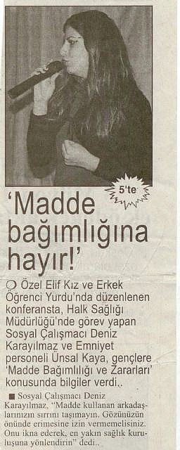 Madde Bağımlılığına Hayır Semineri